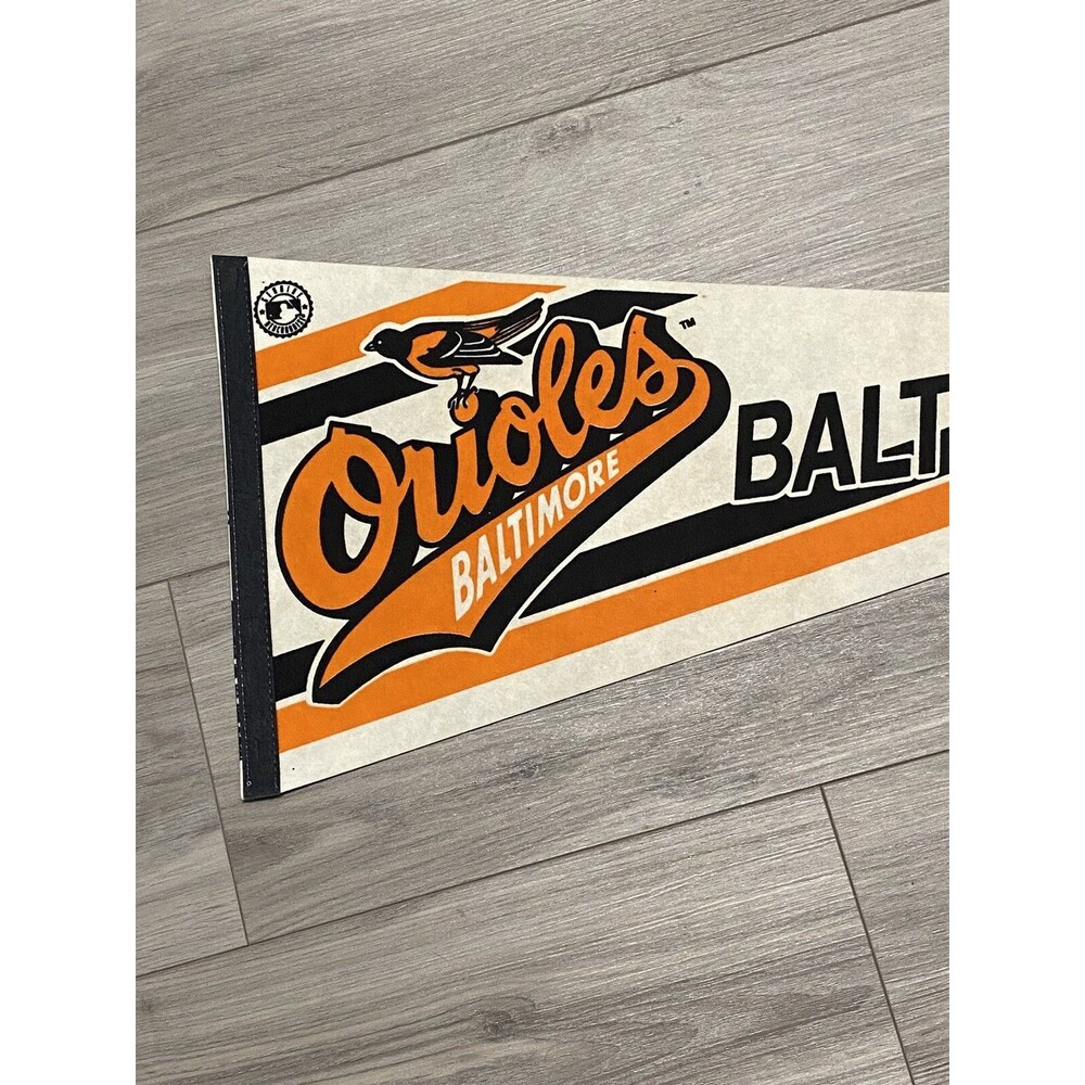 Baltimore Orioles Baseball Vintage Felt Full Size 30” Pennant MLB